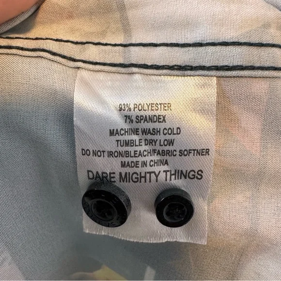 RSVLTS Rocky Balboa IV "No easy way out" Men's Graphic Button Front Shirt - Picture 5 of 5